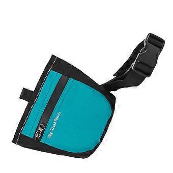 Outdoor Pet Treats Pouch Training Waist Pack With Zippered Pocket And Adjustable Belt for Dog Walking Training Gear  Red