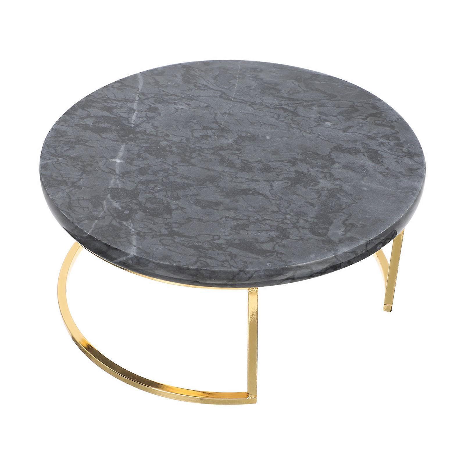 Elegant Marble Dessert Tray & Jewelry Storage Holder for Cakes, Snacks, and Home Decor Display Stand for Dining Table and Parties