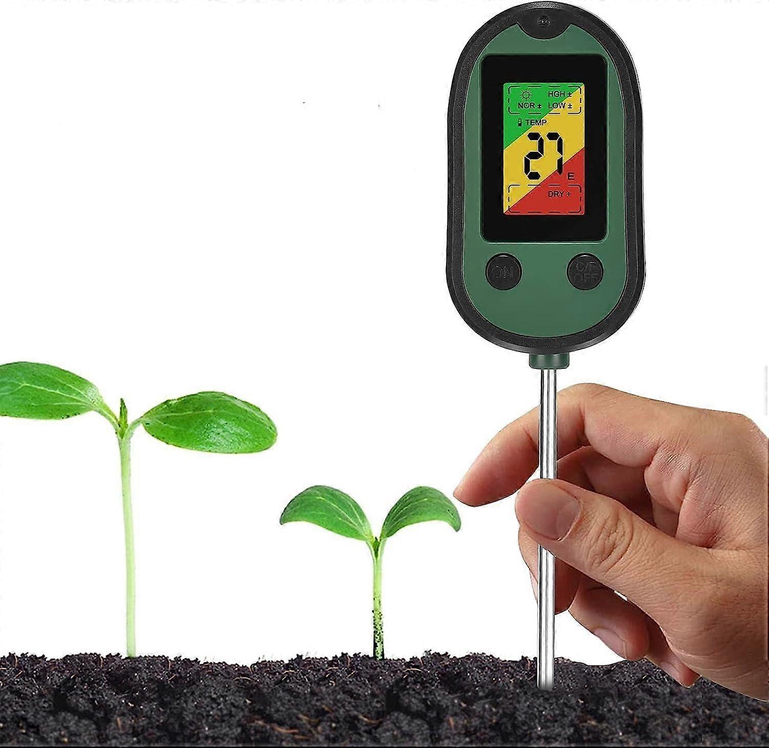 PH Soil Moisture Meter With Sound And Light Alarm