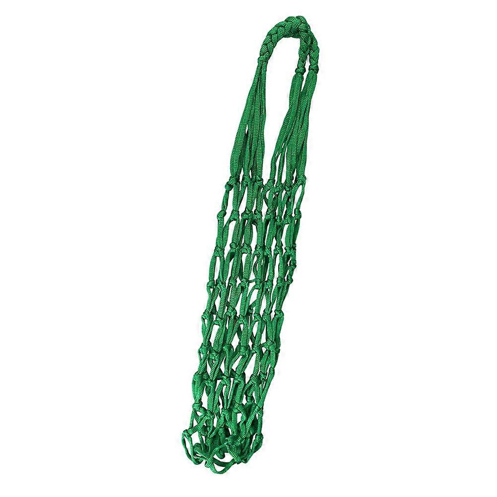 Durable Hanging Feeder Net Bag for Livestock, Braided Rope Mesh, Multi Use for Feeding and Basketball, Lightweight and Strong Design