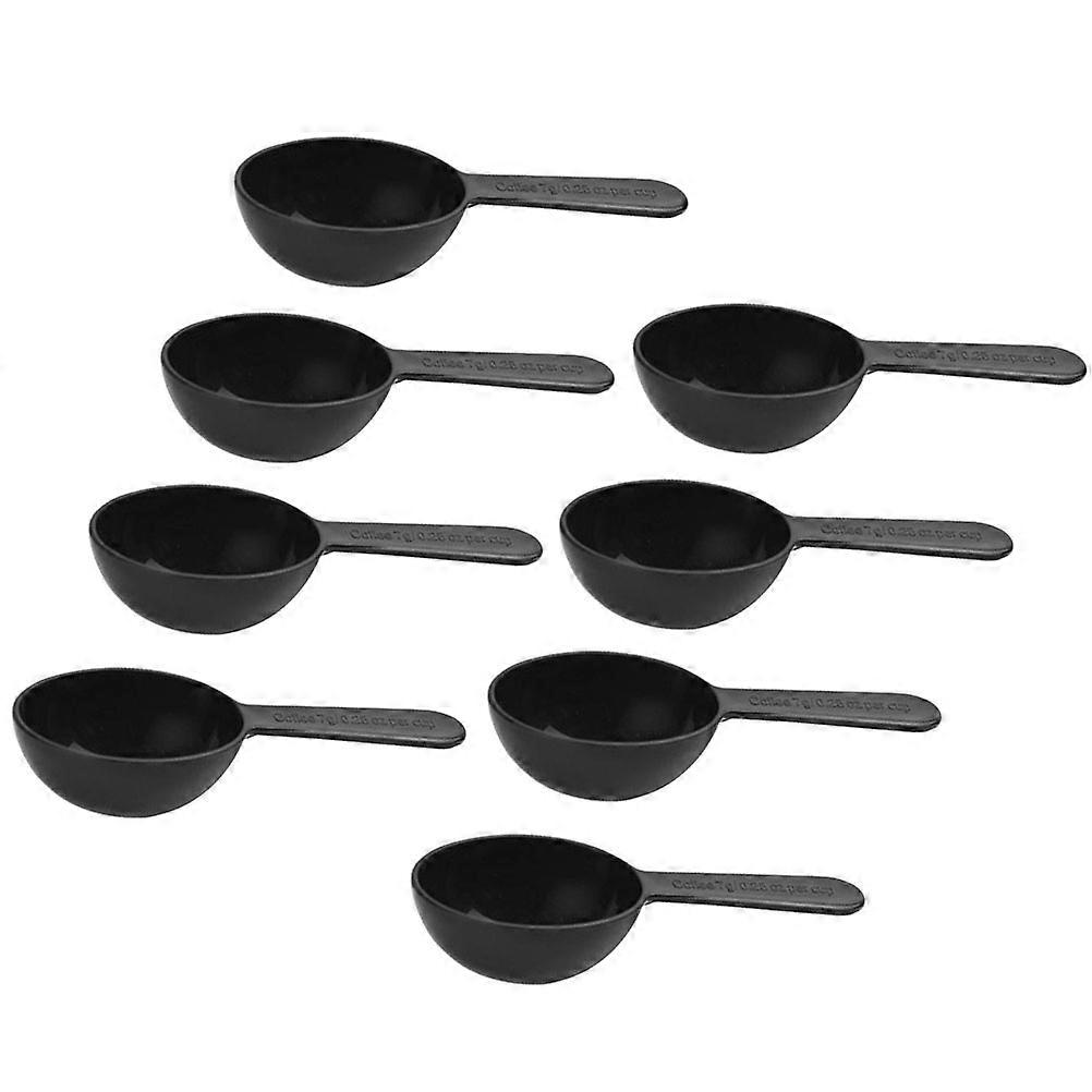 Plastic Measuring Spoons Set of 24 Pieces for Kitchen Use Sturdy PP Material Black Color Suitable for Most Jars 1 Bag
