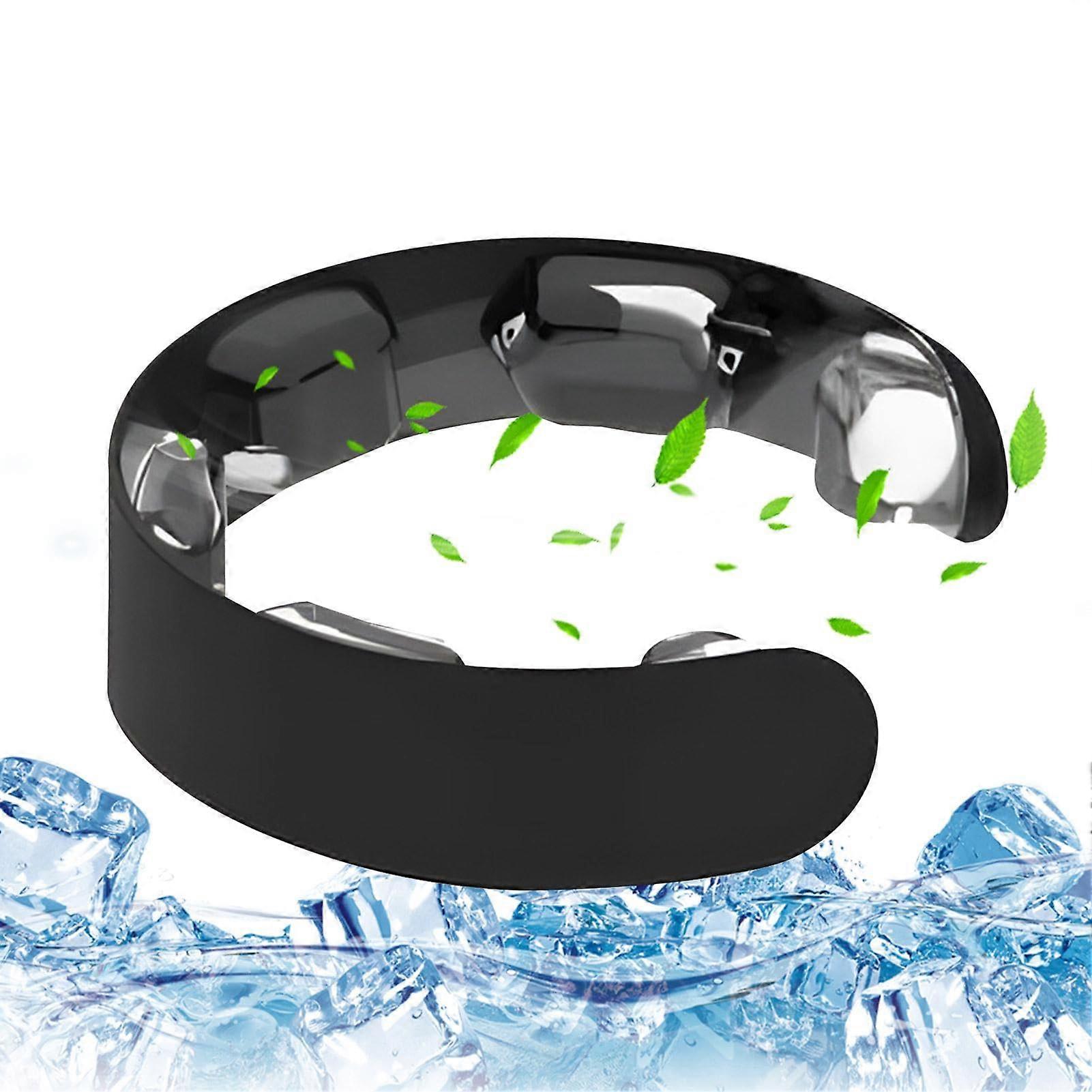 Ice Rings Around the Neck, Portable Cooling Neck Bands for Summer, Adjustable Relaxed Fit, Lightweight and Breathable Material