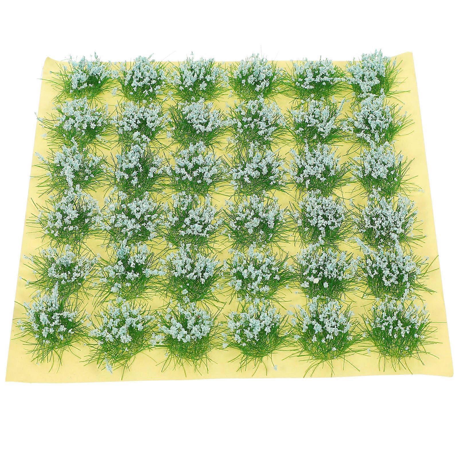 Miniature Garden Accessories Static Flower Tuft Grass 10x10x0.8cm Photography Props 1 Sheet