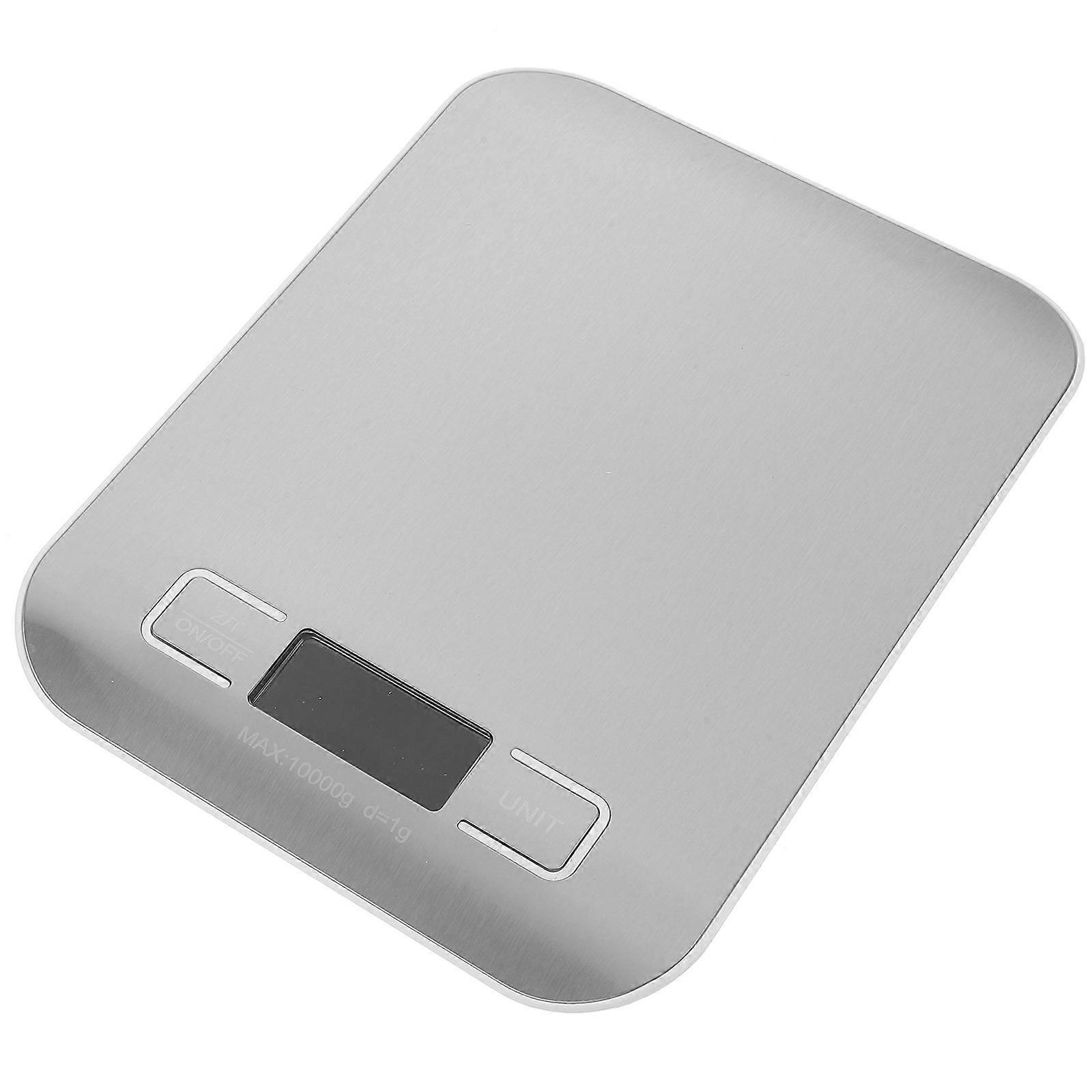 Mini Portable Scale Scale Precise Measurement For Cooking And Baking Silver 17.80X14.00X1.60CM 1Pack