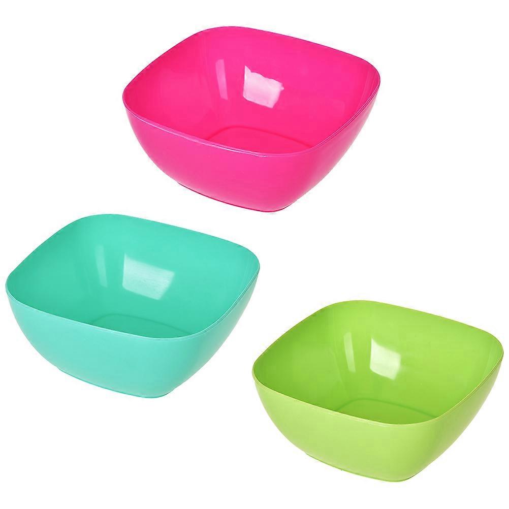 Snack Serving Tray Fruit Boxes Large Capacity Color 14.5x9x6.5cm 3Pcs
