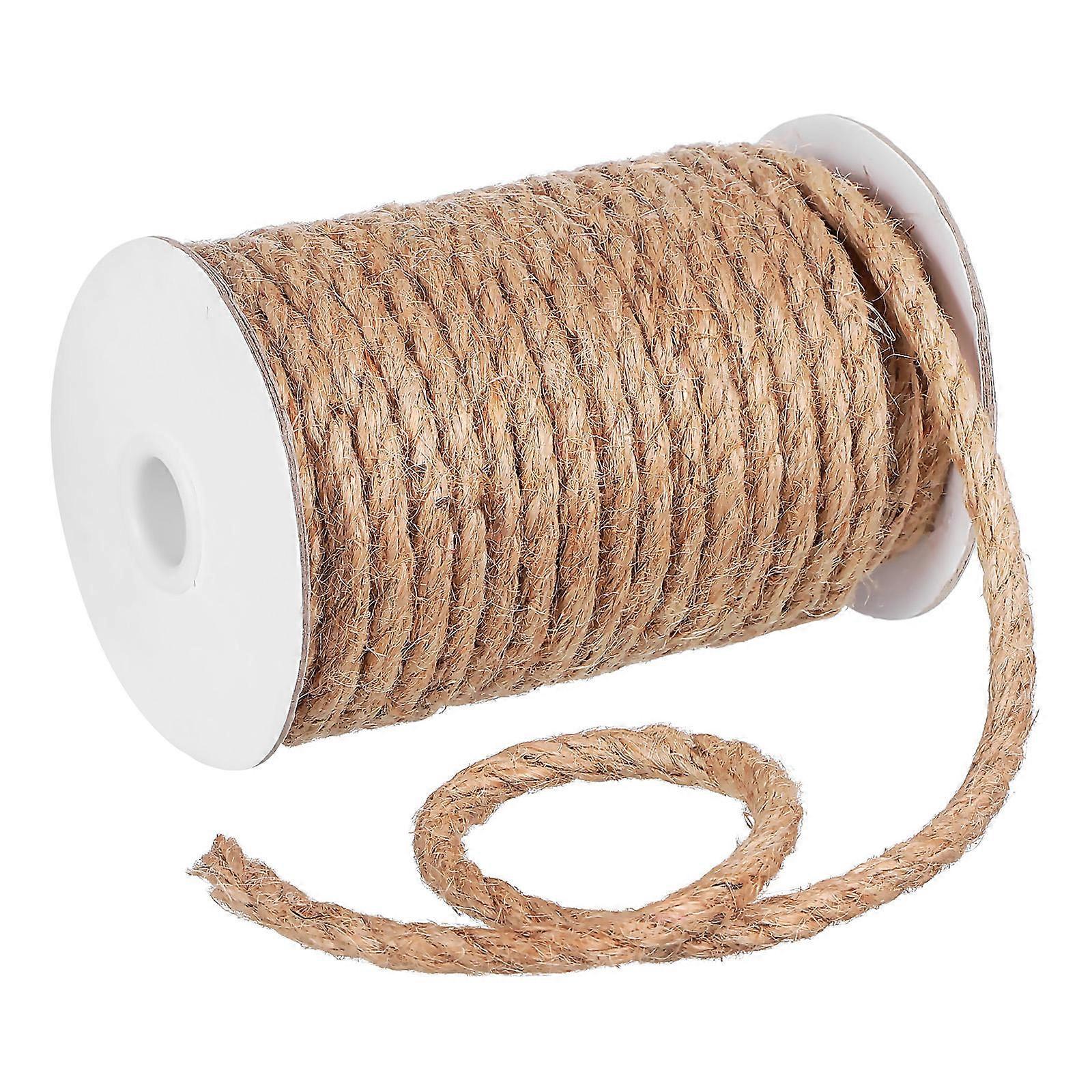 Jute Twine Roll for Crafting, Gardening & Wedding Decor   Strong, Flexible & Easy Tie String for Packaging & DIY Projects