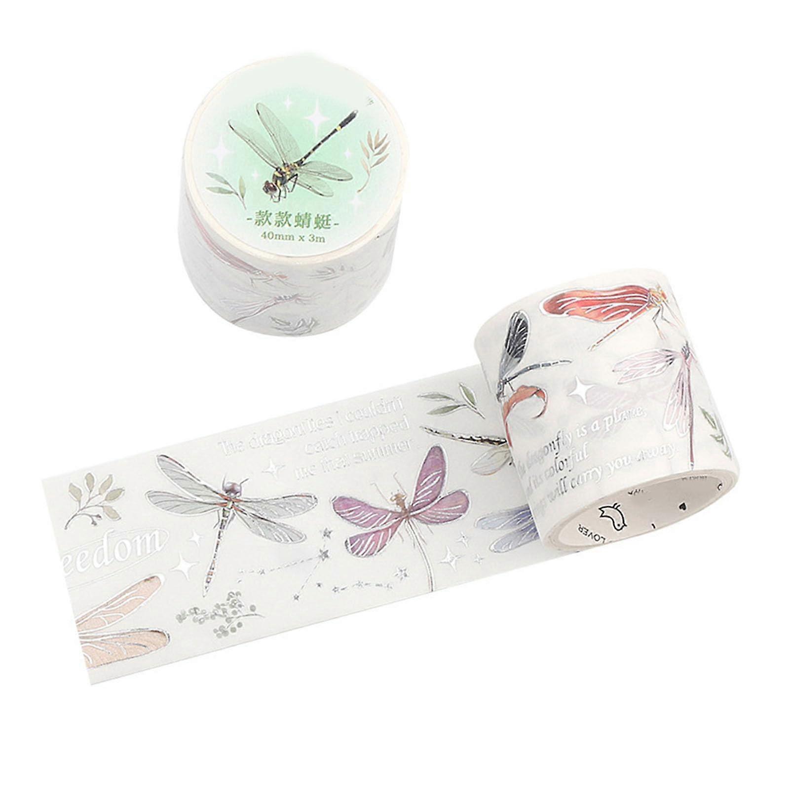 Elegant Silver Feather Plant Decorative Ribbon With Strong Adhesive Backing For Notebooks, Photo Albums, And Scrapbooks