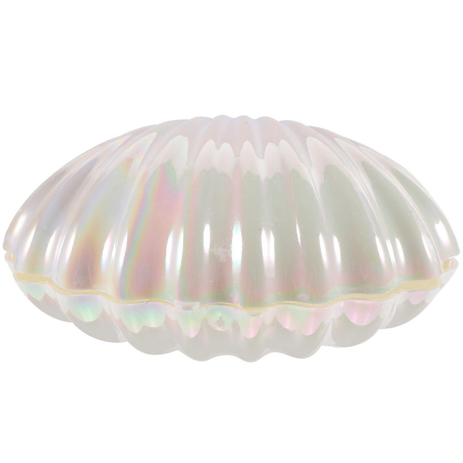 Seashell Candy Box Plastic Wedding Mini Sea Shell Storage Case Trinket Box