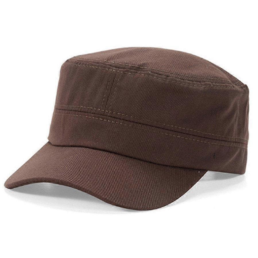 Autumn and Winter Unisex Hat Simple Retro Flat Cap Outdoor Leisure Military Cap All-match Cap