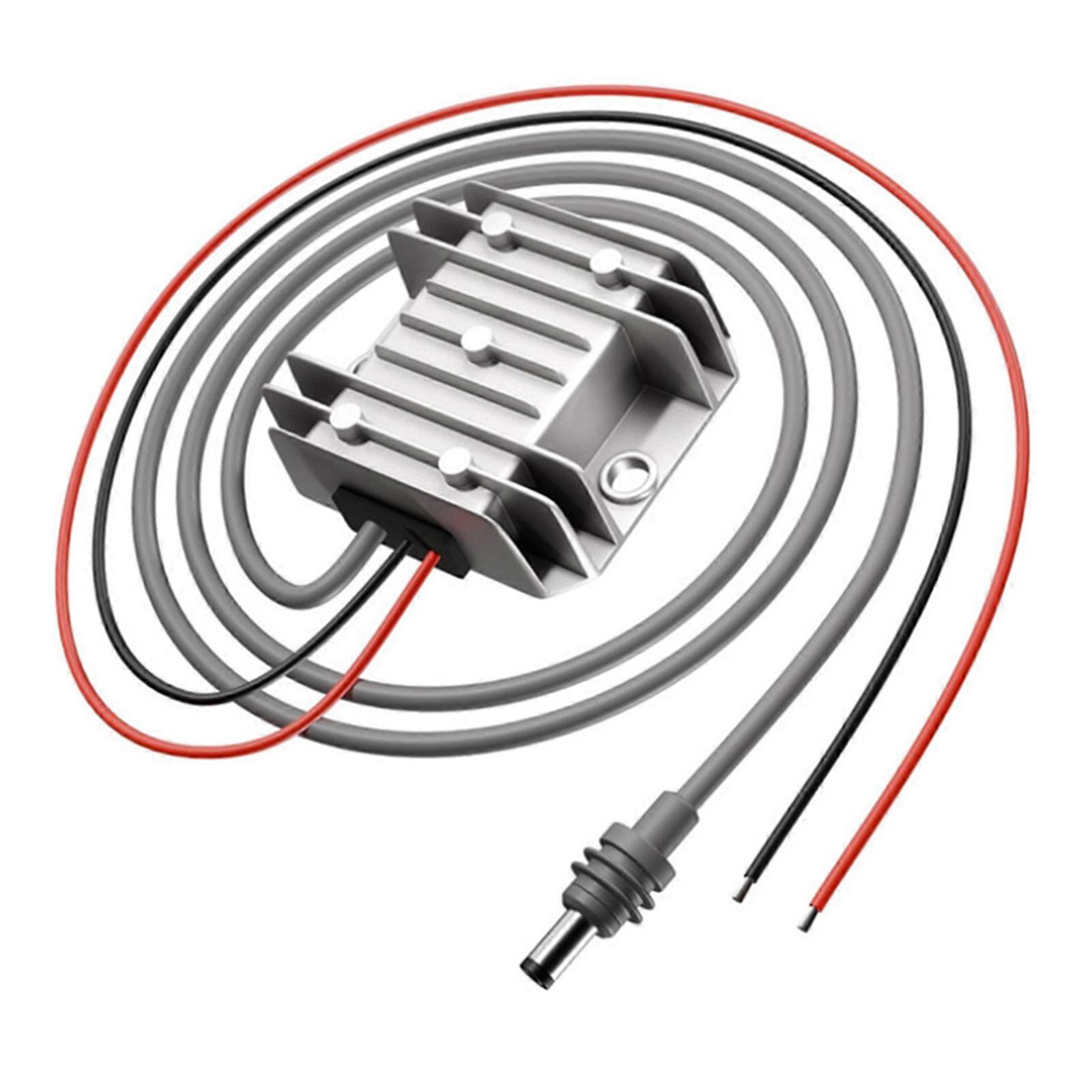 12V/24V Adapter Step Up Converter with Power Cord Clip 9-28V Input 30V 3.5A Output for Power Supply Step Up Conversion Multicolor