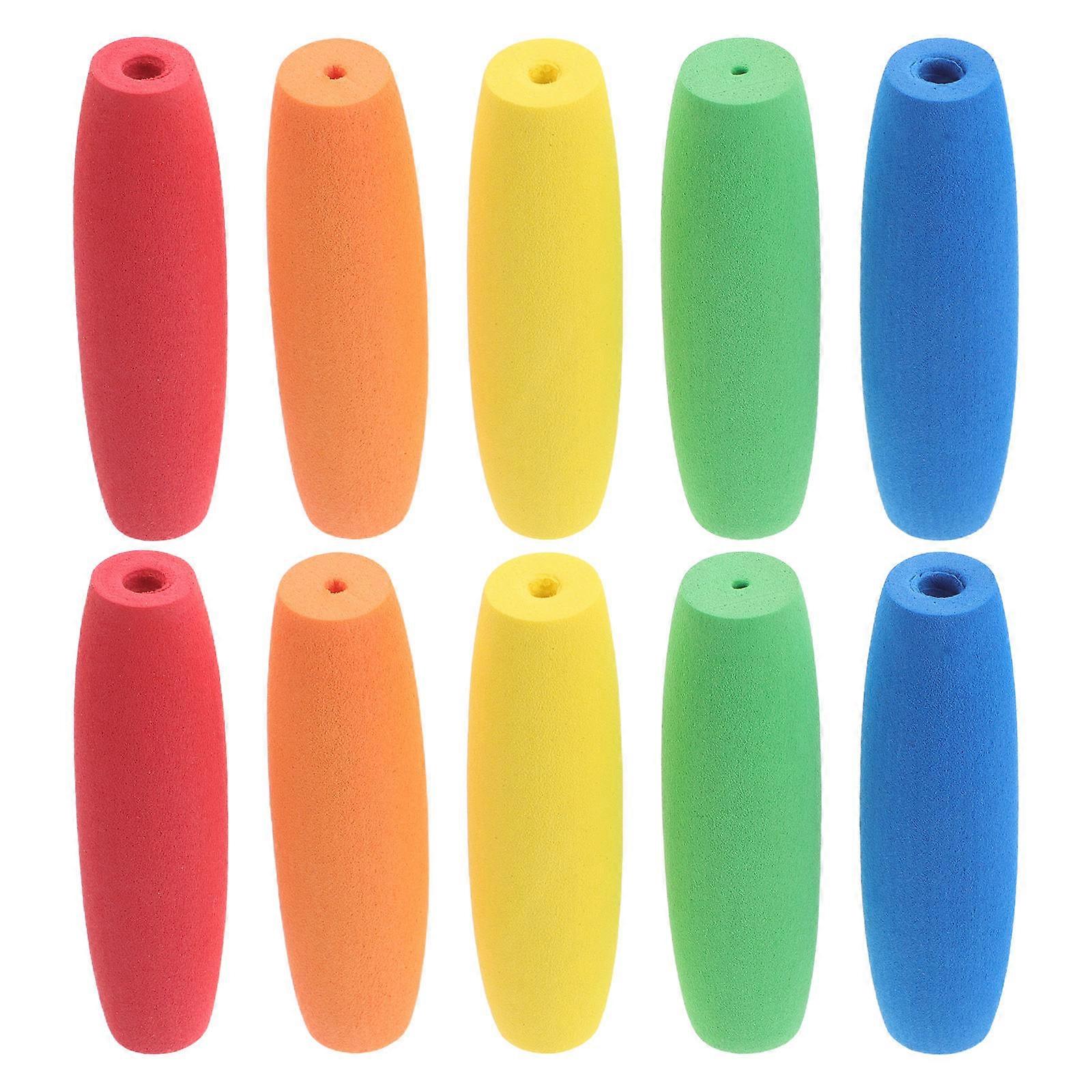 Ergonomic Crochet Hook Grips 10pcs Soft Eva Cushions for Comfortable, Non Slip Crochet Hook Handles