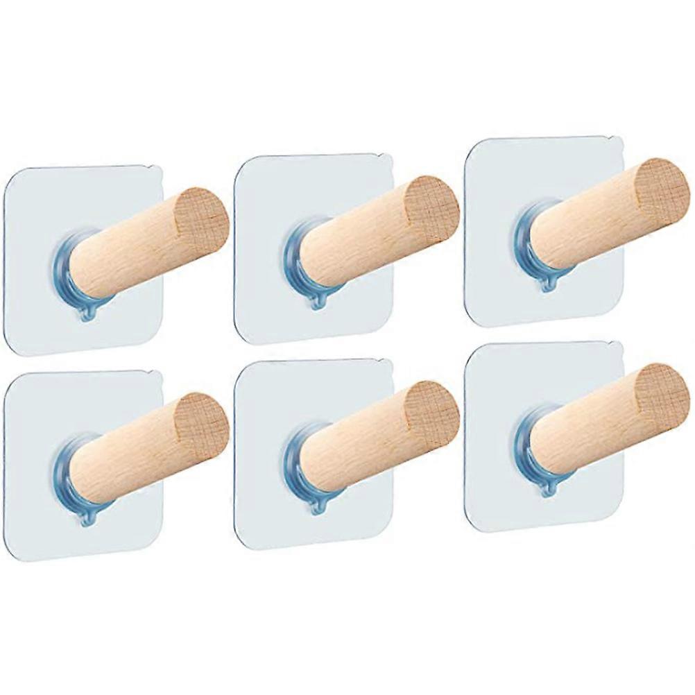Utility Hook No Drilling Required Heavy Duty Wall Hook Storage Solution 6Pcs