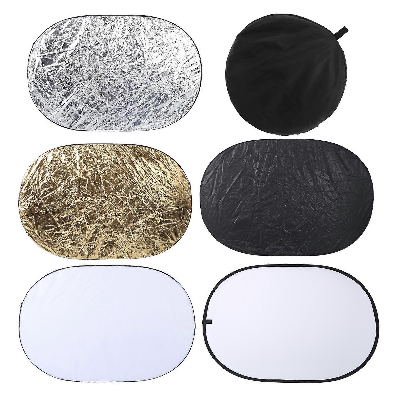 5 in 1 100x150CM Portable Background Board Reflector Collapsible Lighting Diffuser Disc