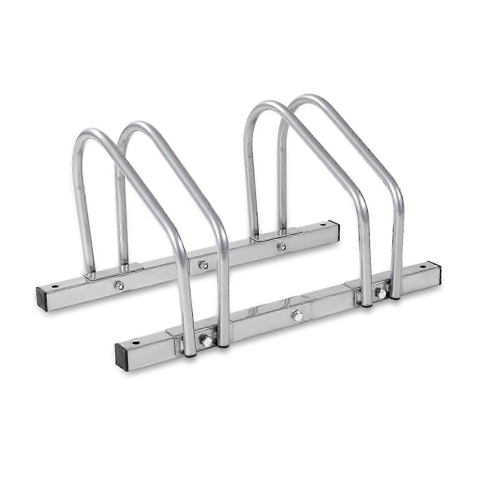 Space-Saving Bicycle Floor Stand for Compact Storage Solutions