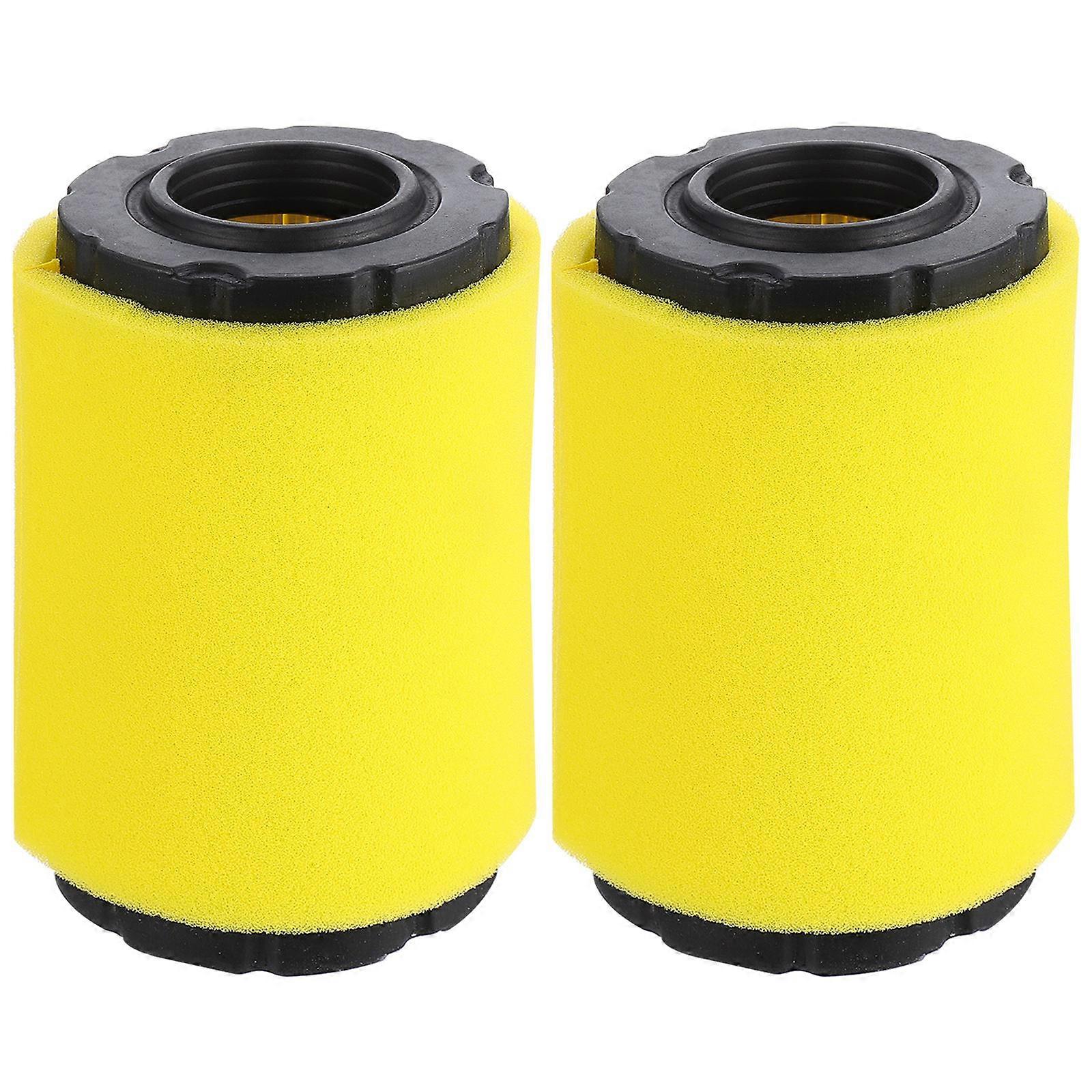 Garden Machine Lawn Mower Replacement Accessories For Outdoor Maintenance Yellow 12.50x9.00x9.00cm Dust Reduction 2Pcs