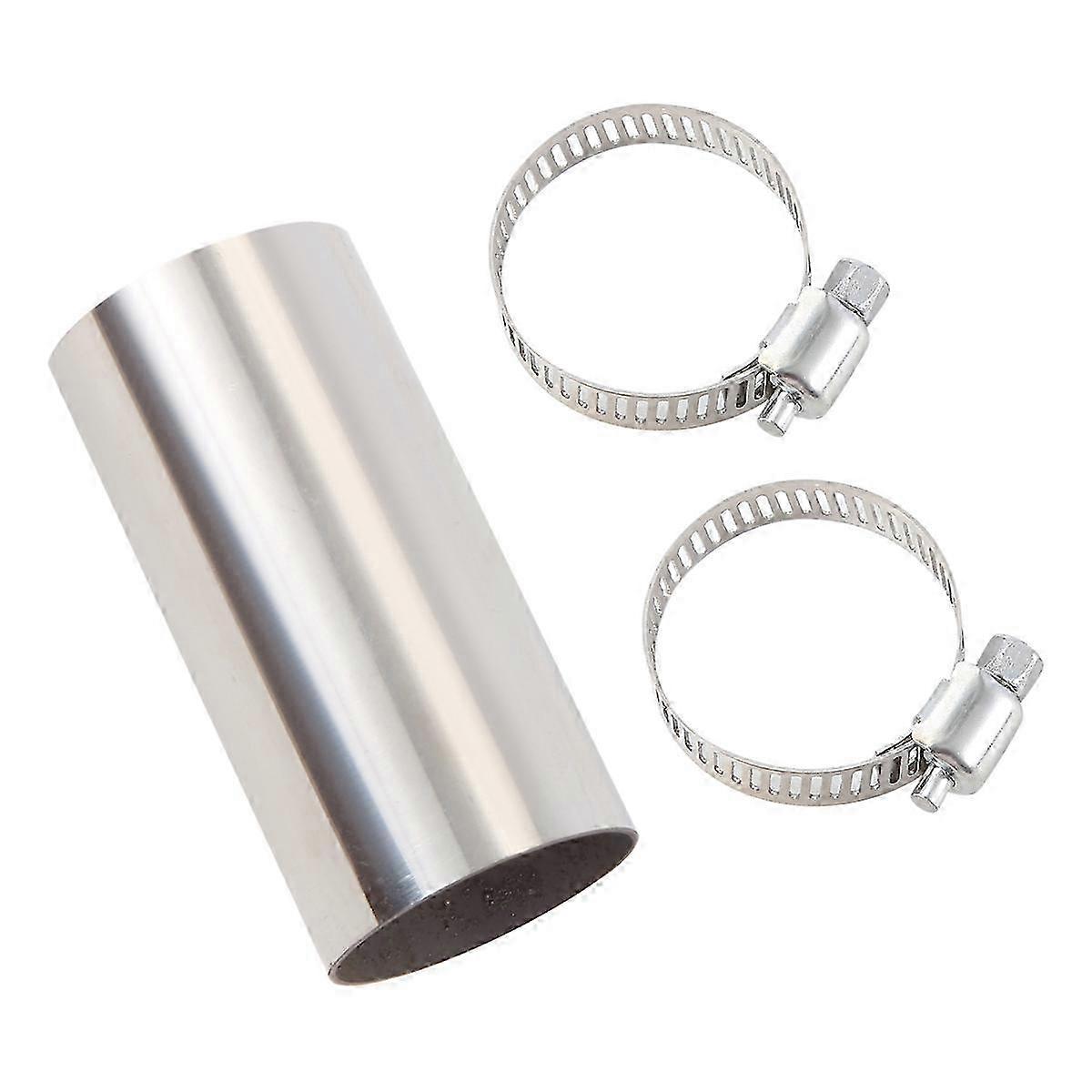 24mm ステンレススチール製ヒーターエキゾーストパイプコネクタ、エアパーキングヒーターガスベントホース用クランプ付き