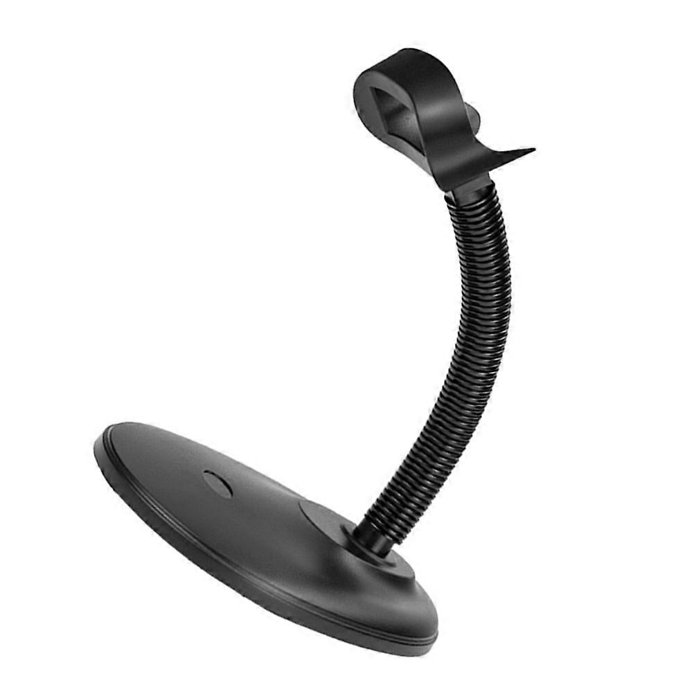 Black Plastic Barcode Scanner Holder for Home with Stable Design and Easy Installation 1pc