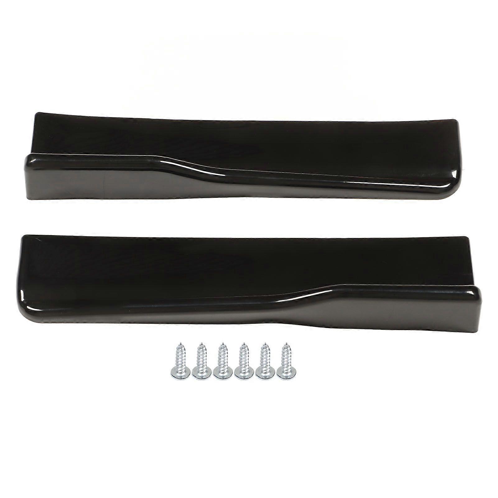 Side skirt winglets ABS universal car diffuser left right 2 pcs
