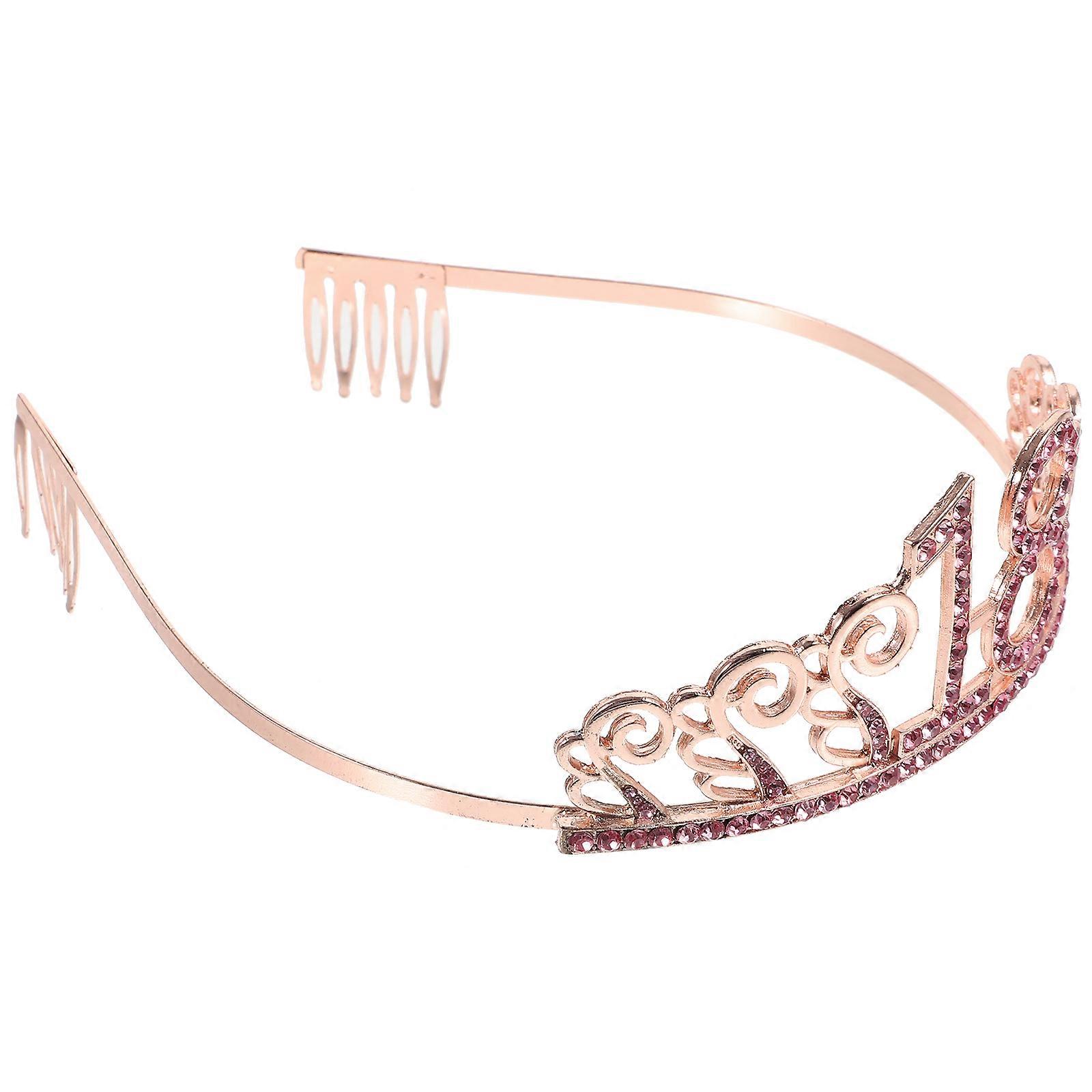 Event Hair Accessory, Stunning Tiara with Non-Irritating Material for Proms and Gatherings
