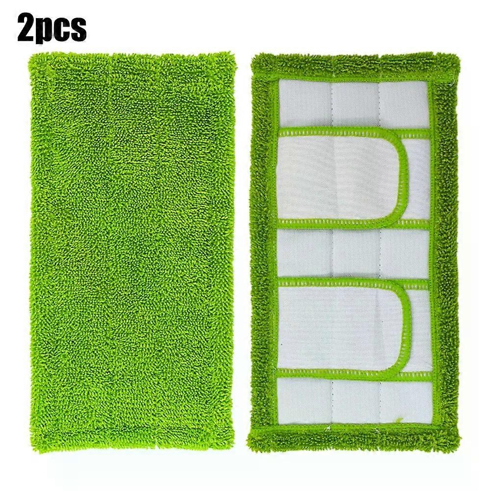 2 Pack Reusable Reusable Microfiber Mop Pads for Swiffer Wet & Dry Models Home Cleaning & Drying