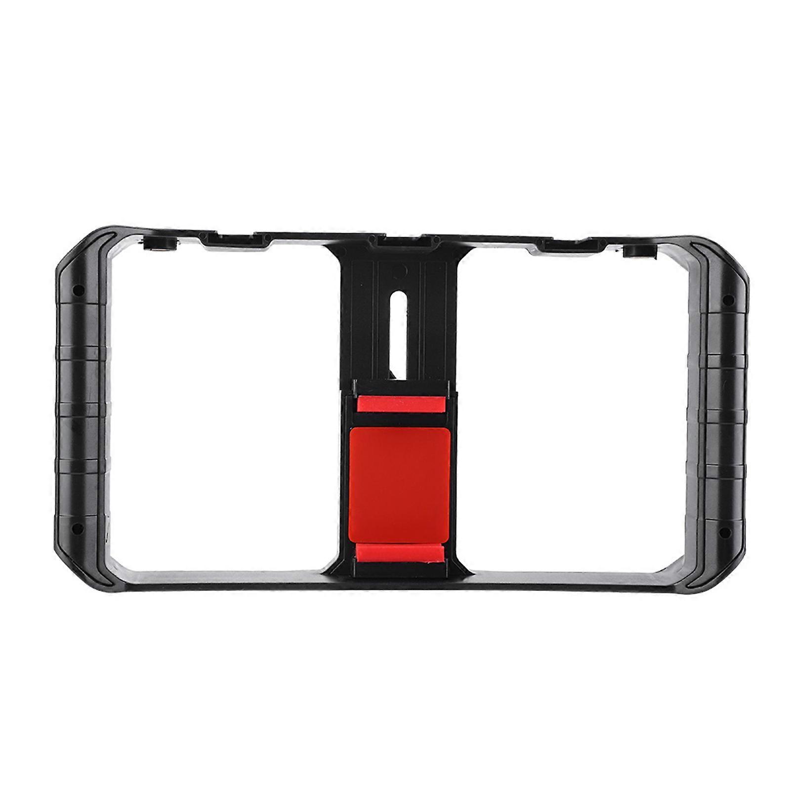 Smartphone Video Rig 3 Hot Shoe Mounts Filmmaking Case Stabilizer Frame Stand