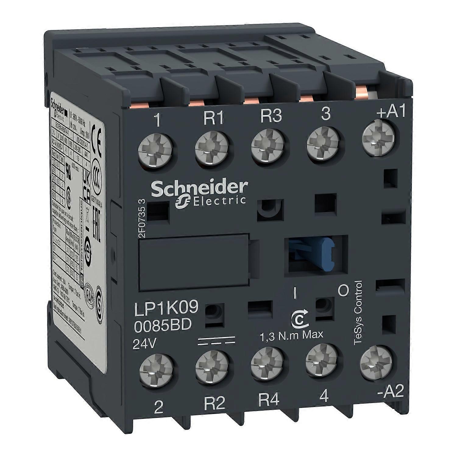 Schneider Contactor 24v Coil 20a 4-pole Tesys K Lp1k090085bd