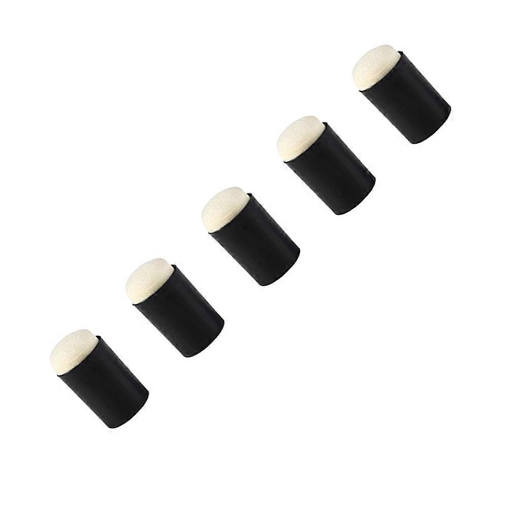 Finger Sponge Stamp for Kids Perfect for Applying Ink Paint and More Made with PVC sponge Portable Toy for Playing Black 5pcs