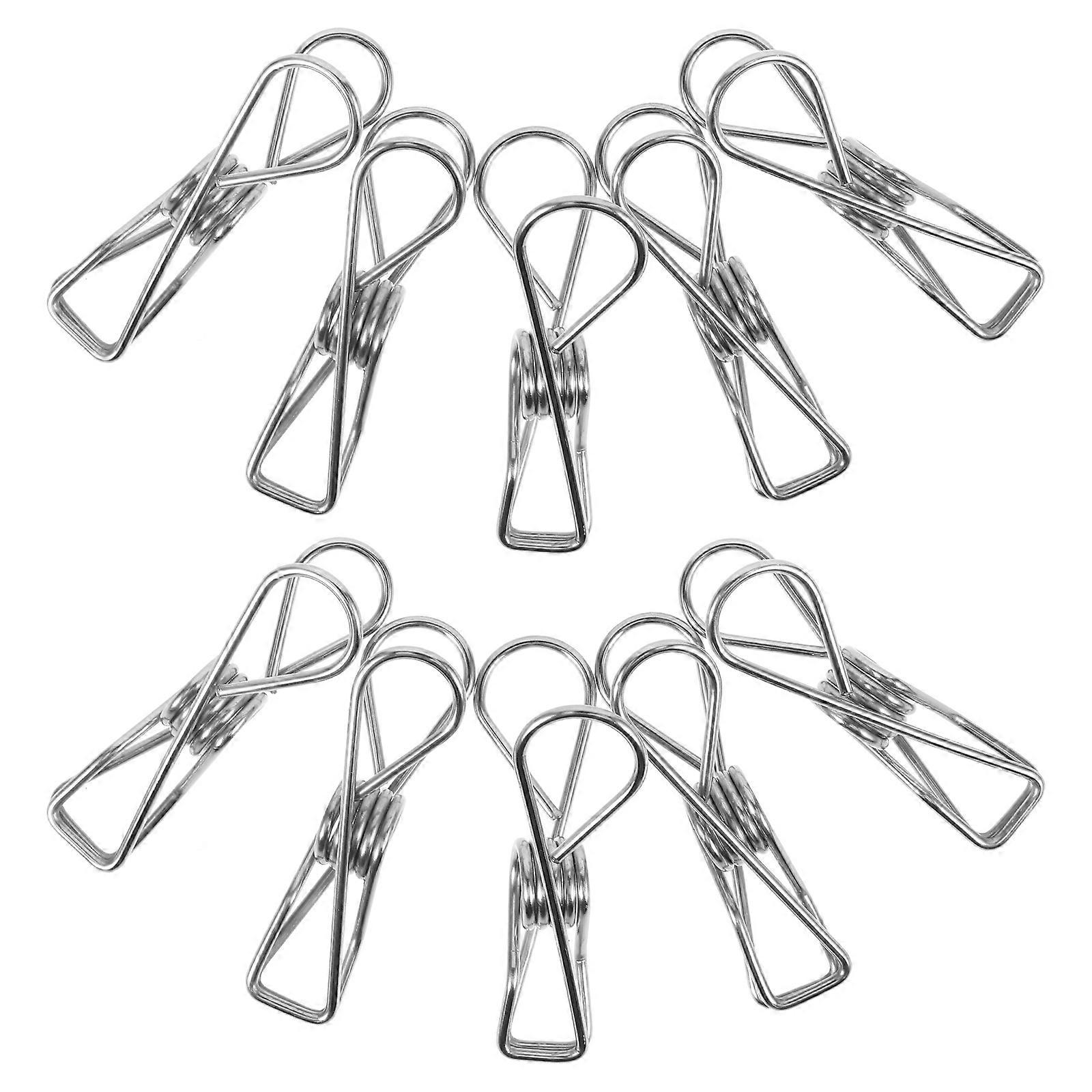 Metal Photo Frame Clips 10Pcs Tailored For Picture Display At Home Or Office 2.04X0.98X0.51In Adjustable Clamping Force