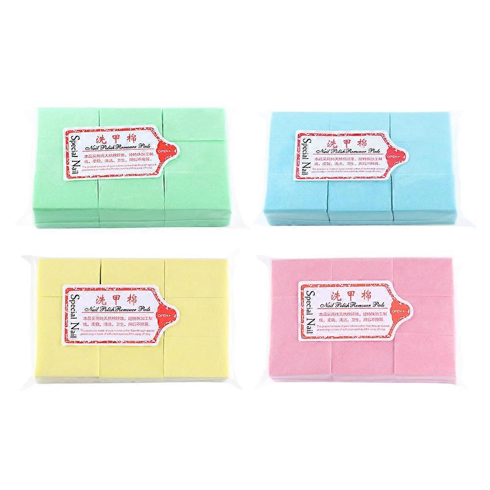 Fingernail Polish Remover Pads For Pedicure Tools Home Use Crafted From Non Woven Fabric With Assorted Color For Gel Polish Removal