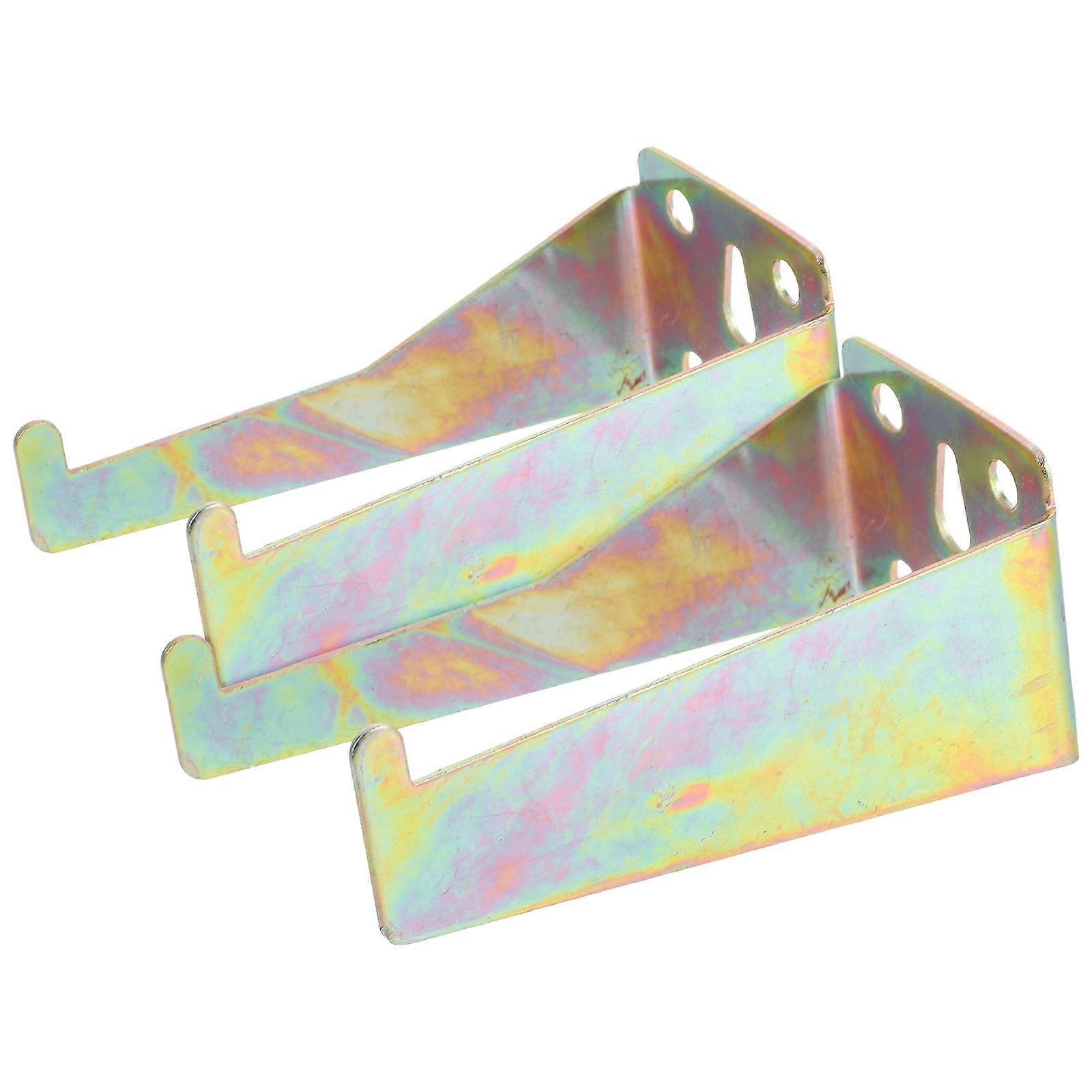 2Pcs Fire Extinguisher Wall Hook Bracket For Home Office Emergency Situations 8.50X4.80X3.80CM Design Iron Material