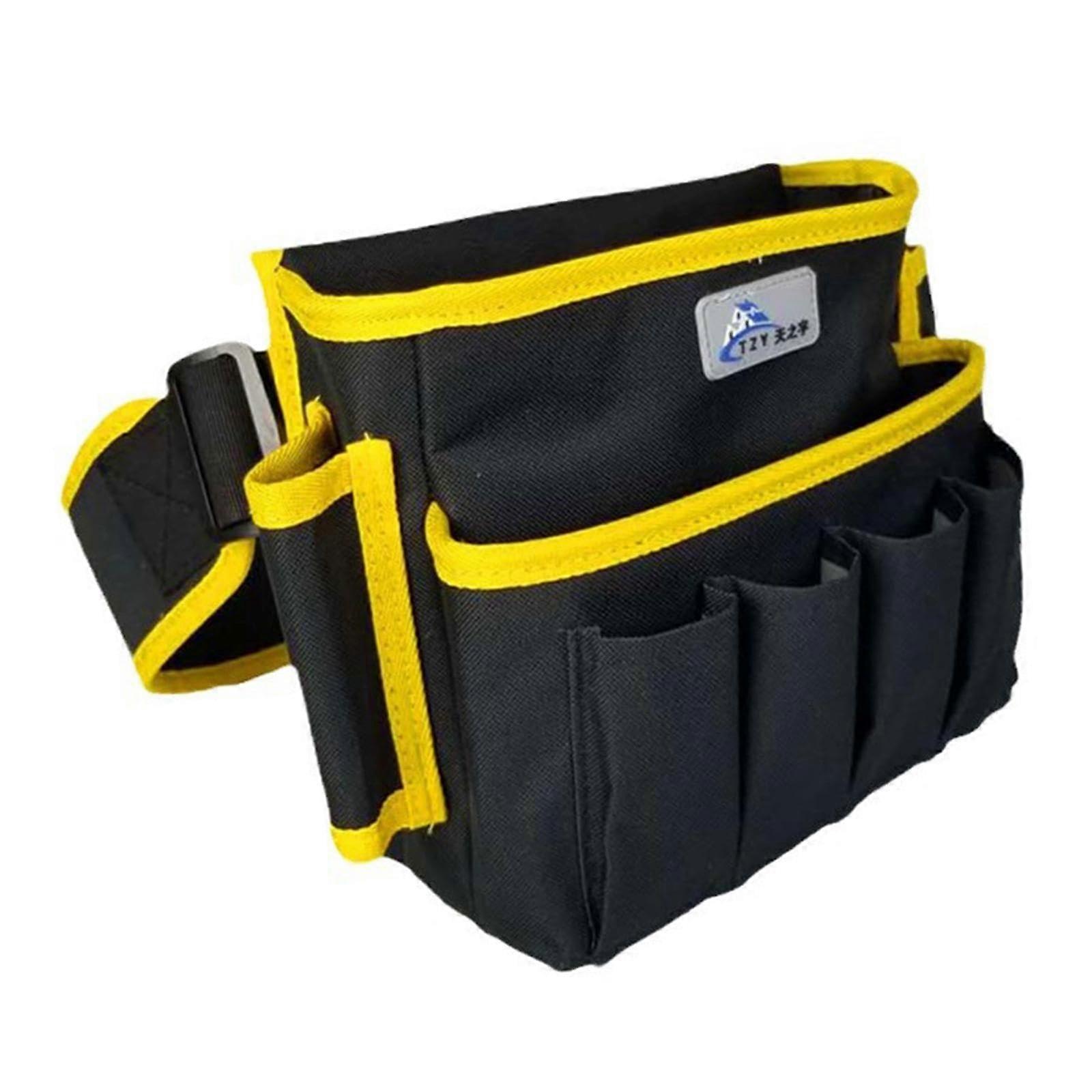 WerkzeugHfttasche Tool hip bag for workshop workers, electricians, construction workers, welders, woodworkers Yellow