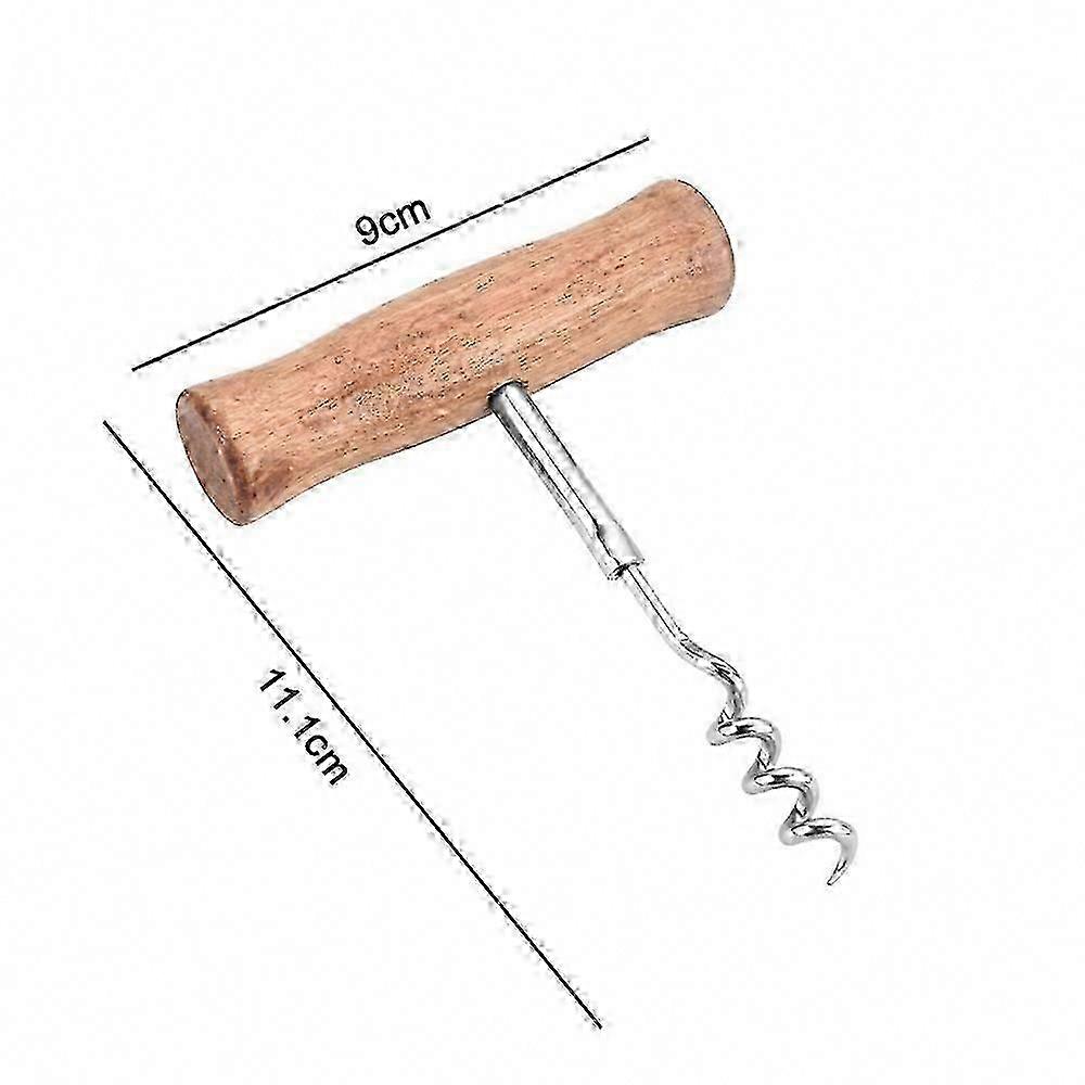 Vintage Stainless Steel Corkscrew - Double-Hinged Wine Opener for Easy Uncorking, Professional Quality