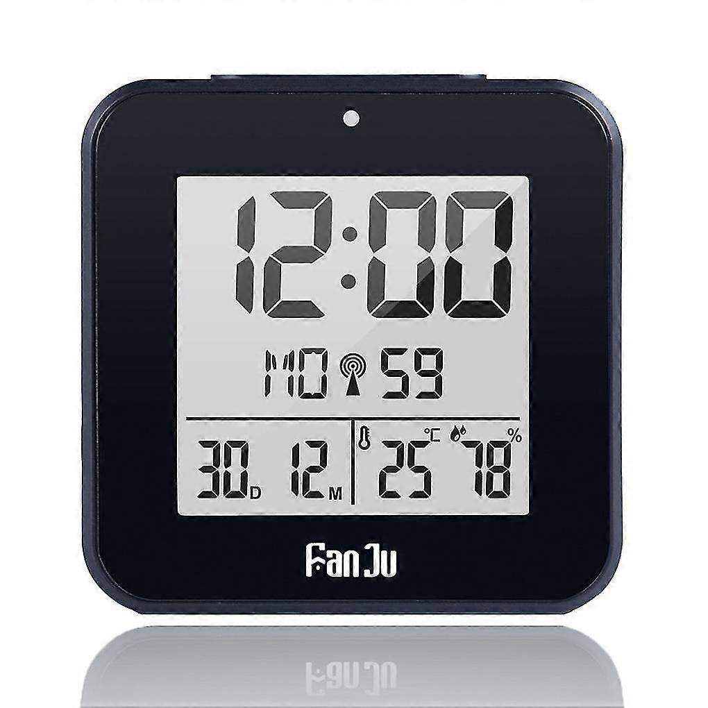 Dcf Digital Alarm Clock Hygrometer Desk Table Clocks 2