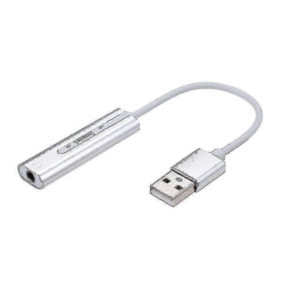 Ch Hi-fi Usb External Sound Card Usb To 3.5 Mm Jack Audio Card Adapter Earphone