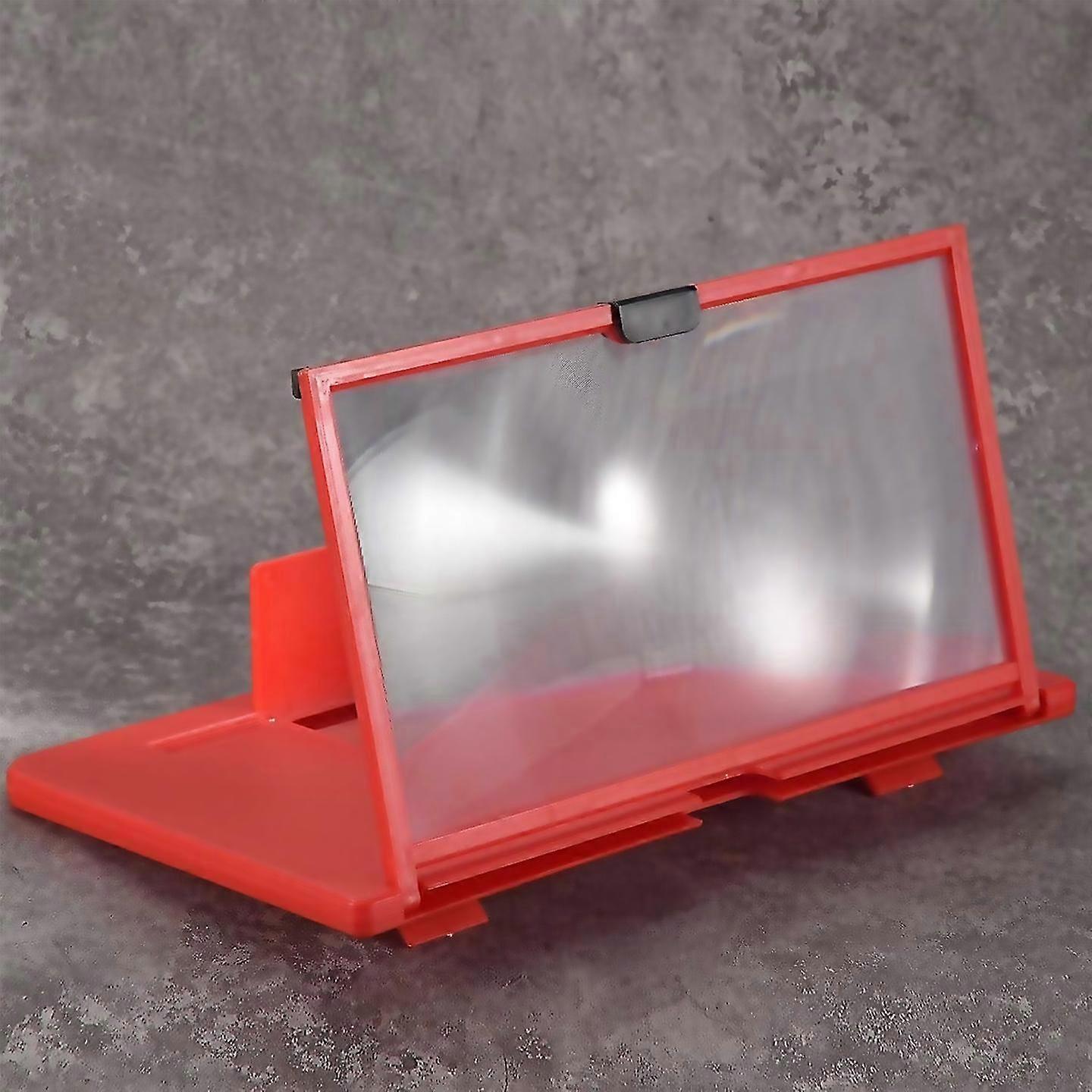 For mobile phone screen magnifier 12 inch 3d hd video amplifier stand bracket with movie game foldin