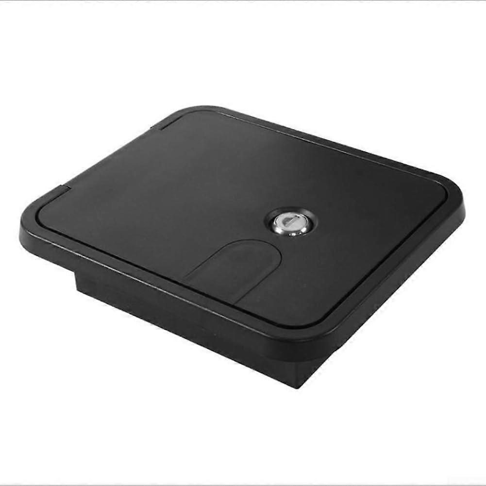 RV Cable Hatch Electric Access Door, All Weather RV Trailer Cable Hatch (Black)