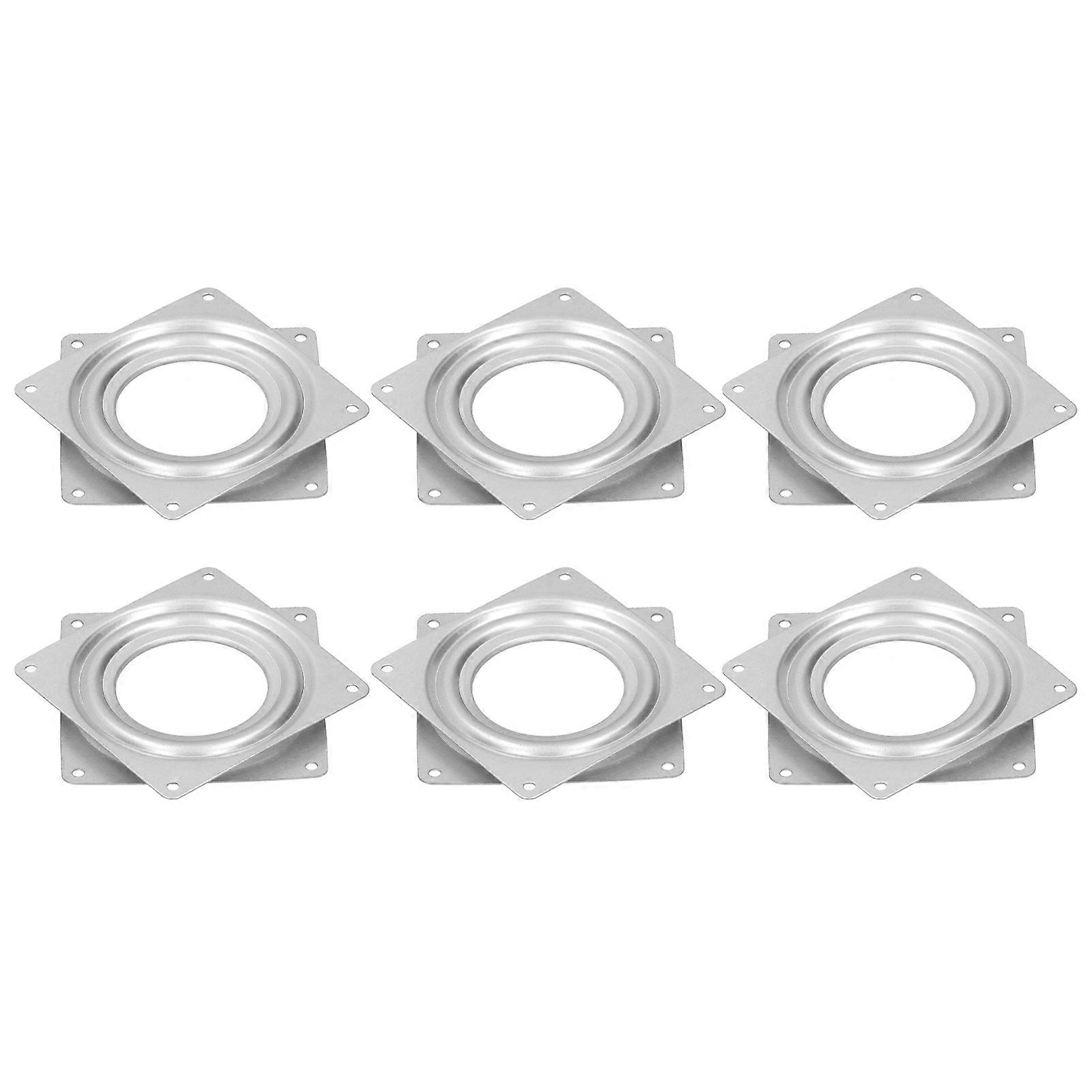 Set of 6 Square Replacement Swivel Bar Stools for Recliner Chairs, Universal Furniture with 360° Swivel Plate