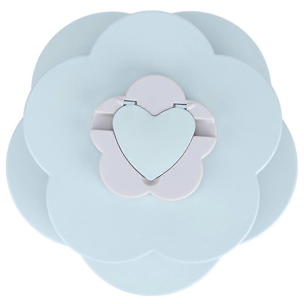 Double-decker rotating tray for storing snacks, nuts, dried fruits, candy, pink