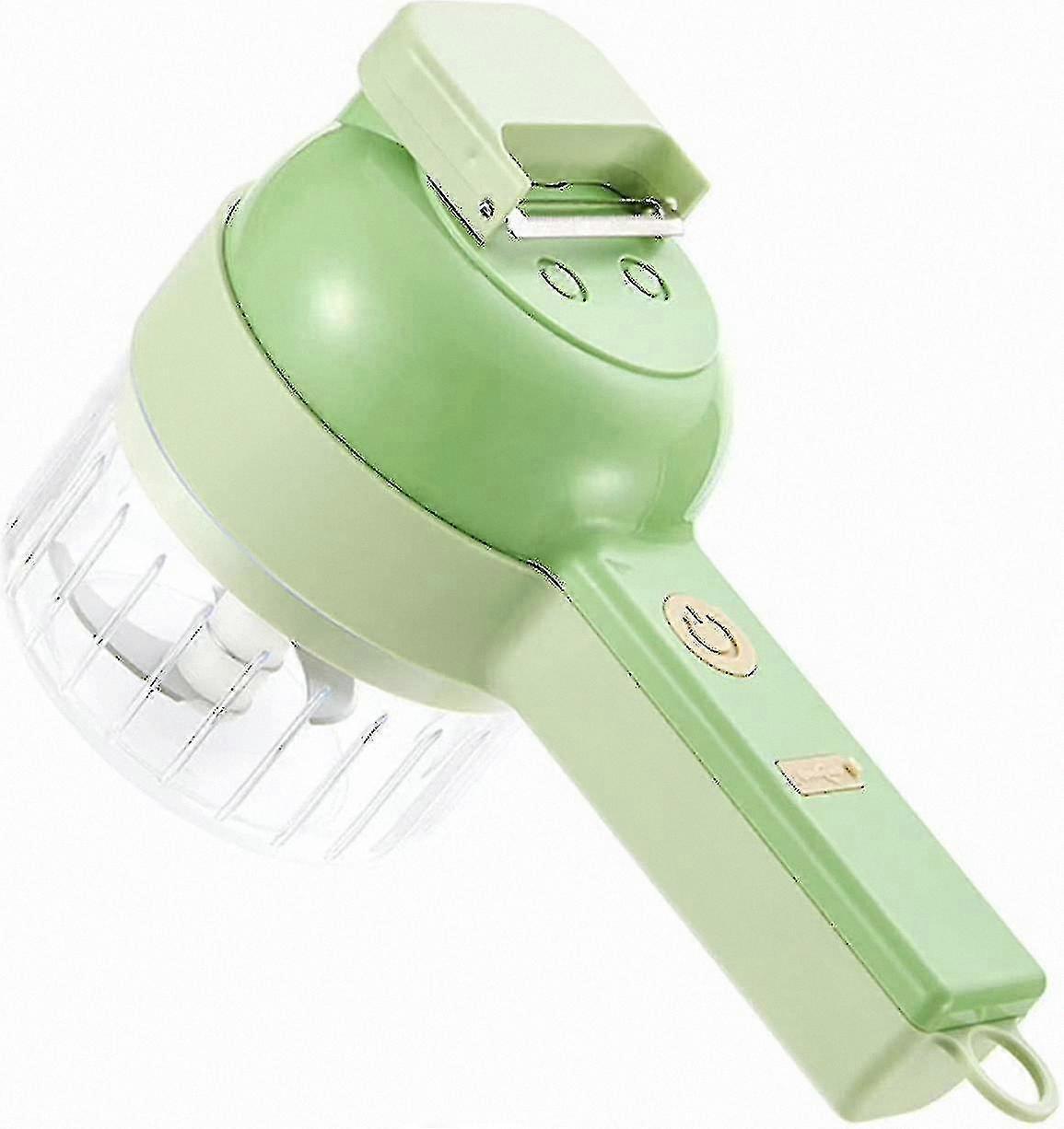 Electric Vegetable Chopper for Home Kitchen Use with Multiple Cutting Options