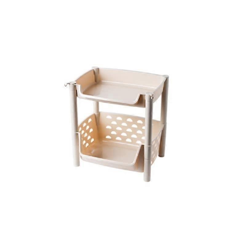 Pantry Cabinet Vegetable Rack Multi-Layer Storage Organizer for Kitchen Countertop, Food and Toy Storage, Durable Design