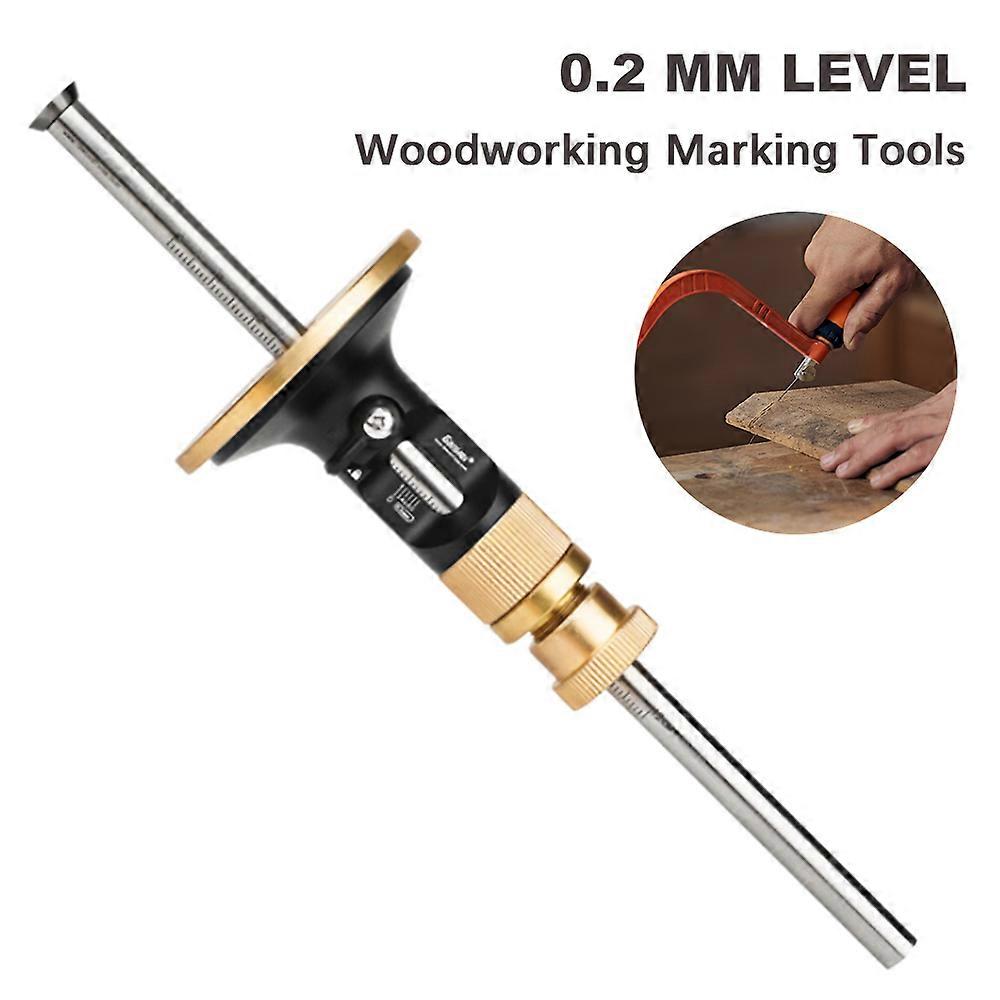 European Scriber Woodworking Marking Tools 0.2 mm Level Fine-Tunin Simple Plate Scriber Line Carbide Blade Parallel Line Scriber Woodworking Tools