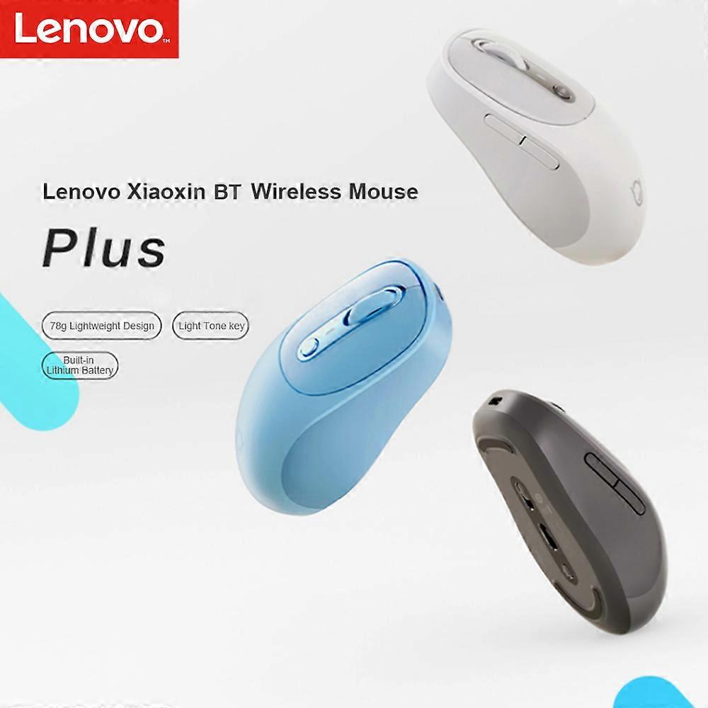 Lenovo Xiaoxin PLUS Bluetooth Wireless Mouse Ergonomic Portable Mute Button Silent Click Universal Charging Office Game