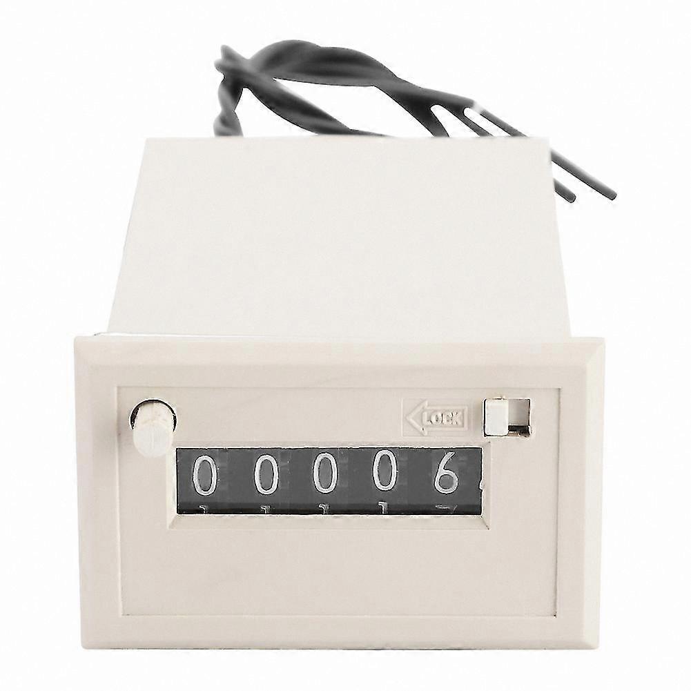 5-Digit Industrial Pulse Counter, 0-99999 Range, DC 12V, Compatible with Electromagnetic Systems