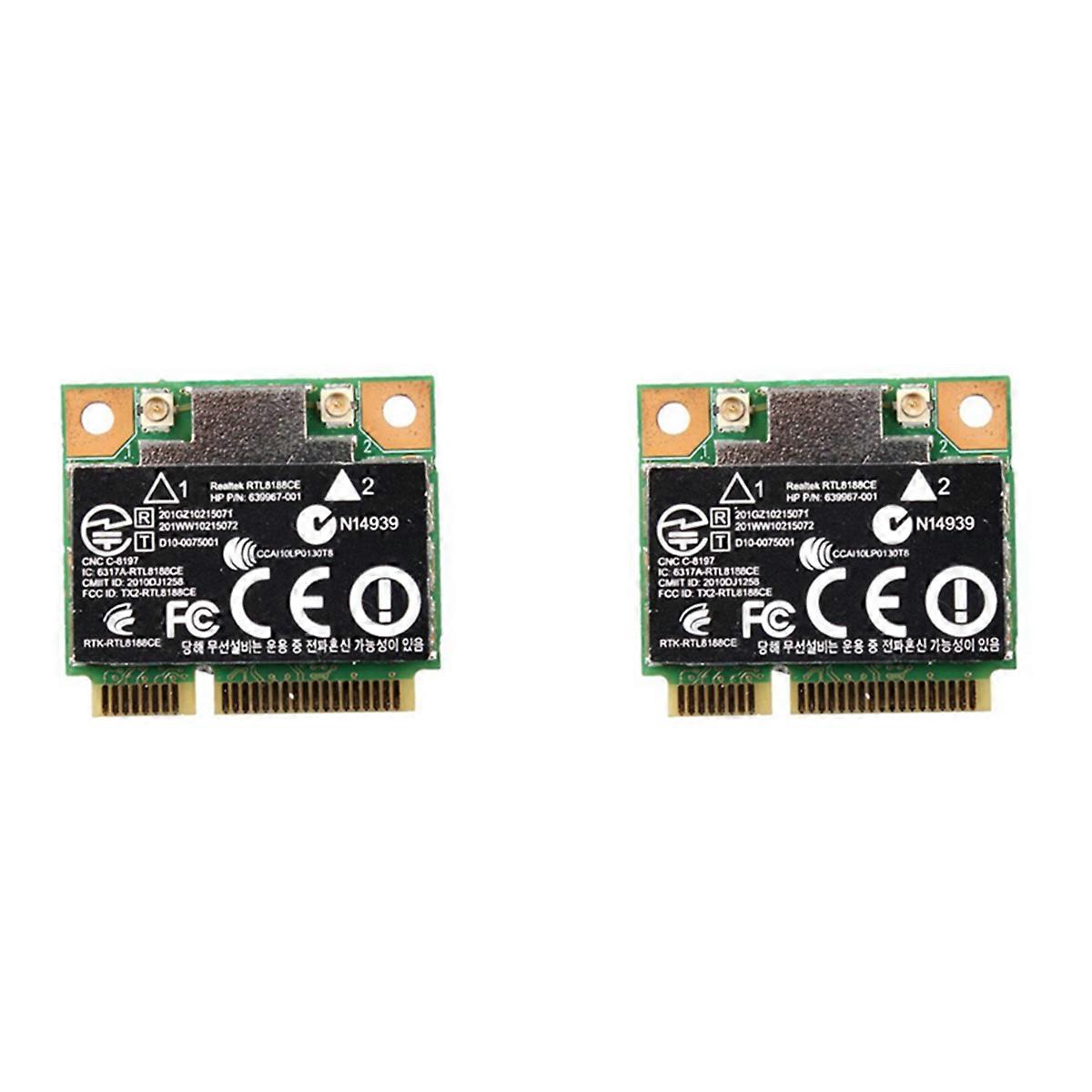 2X 150Mbps WiFi Mini PCI-E Network Card for Realtek RTL8188CE Wireless-N 802.11 B/G 640926-001 63996
