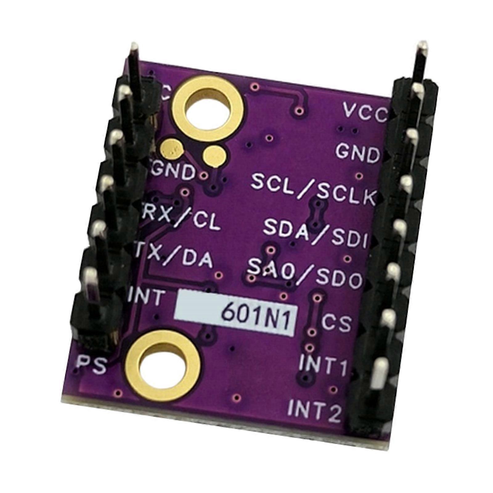601N1 6DOF Accelerometer Gyroscope Inertial Sensoring Module For Autonomous Vehicles And Wearable Technology Multicolor