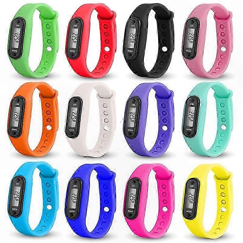 Fitness Tracker with Step Count, Activity Monitor, Sports Watch, Wrist Pedometer, LCD Display for Adults and Kids