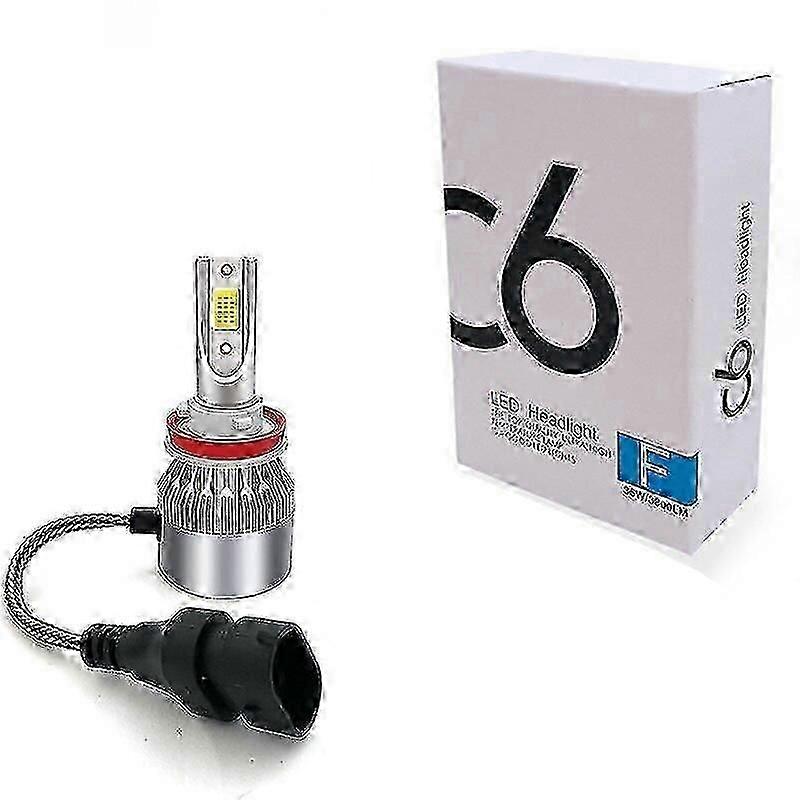 Lampadine per fari a LED super luminose, C6 H11 H3 H7 H4 881 9005 Hb4 9006 H13, 6000K, 72W, 12V, 7600LM