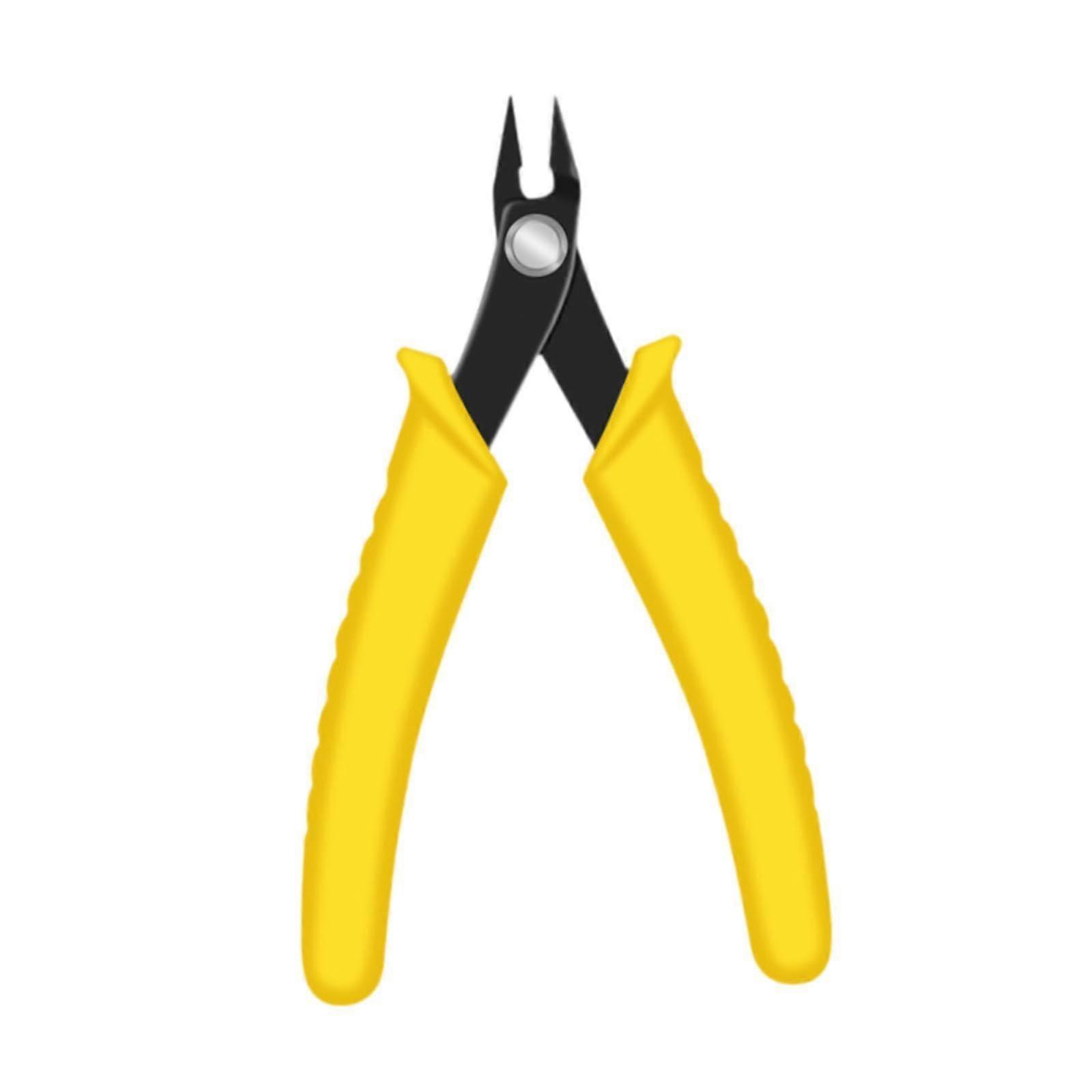 Wire Metal Repair Tool for Jewelry Making and Crafting Projects, Compact Design with Yellow Handle, Multifunctional for Electricians