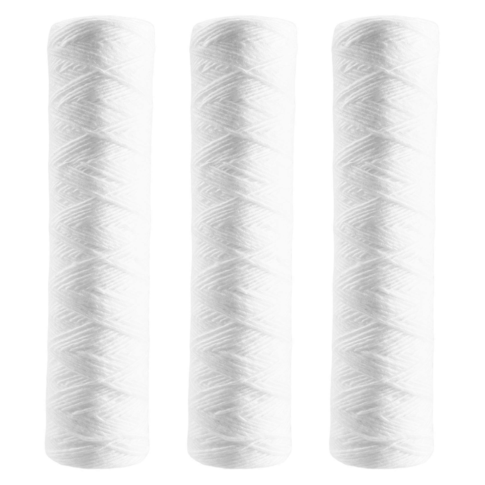 3Pcs Water Purifier 10 Inch String Wound Filter Cartridge 5 Micrometre PP Cotton Filter Sedmient Filter