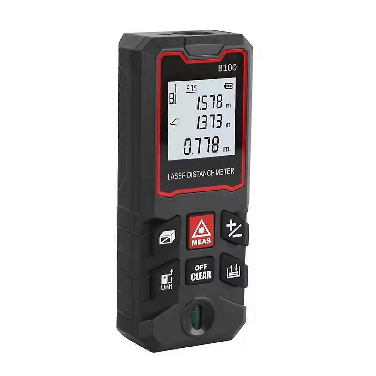 Laser Measuring Tool Digital Tape Measure High Accuracy, Professional Laser Distance Meter with LCD Display 100m